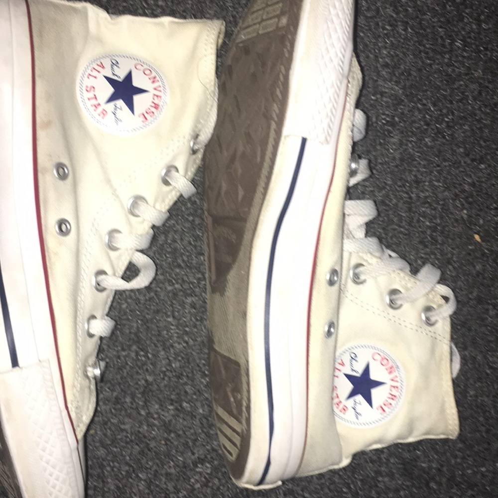 White High Top Converse